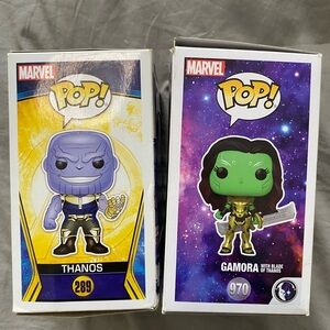 Marvel Pop! Thanos and Gamora Collectibles